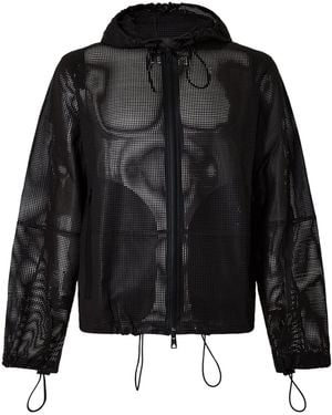 Bottega Veneta Solid Colour Parka - Black