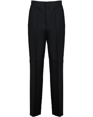 Moschino Logo-Trim Trousers - Black