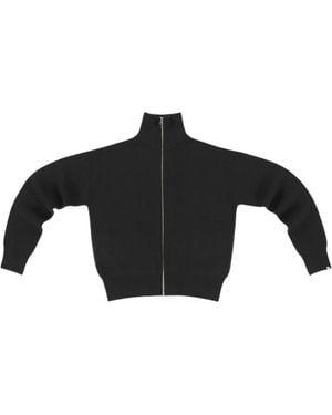 Extreme Cashmere Xtra Out Zip-Up Cardigan - Black