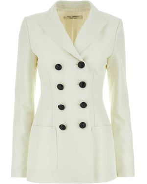 Philosophy Di Lorenzo Serafini Double-Breasted Long-Sleeved Blazer - White