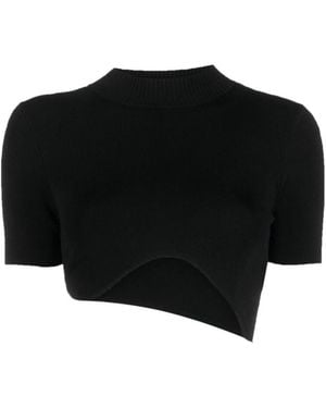 Christopher Esber Maparadita Short-Sleeved Top - Black
