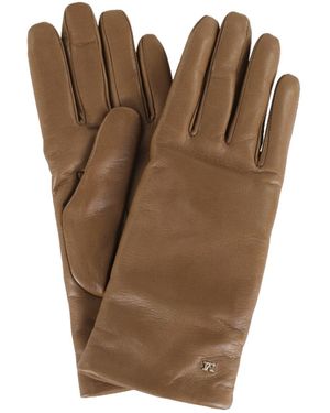 Max Mara Five Finger Gloves - Brown