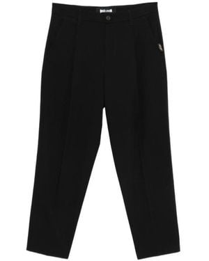 Just Cavalli Logo Pants - Black