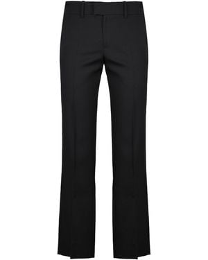 Courreges Courrèges Pressed Crease Trousers - Black
