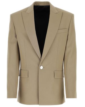 Balmain Buttoned Tailored Blazer - Natural