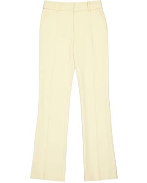 FRAME Le Mini Boot Flared Trousers - Natural
