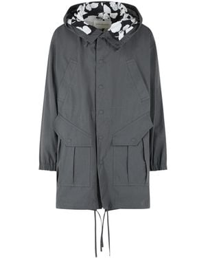 Dries Van Noten Voxer Hooded Parka - Grey