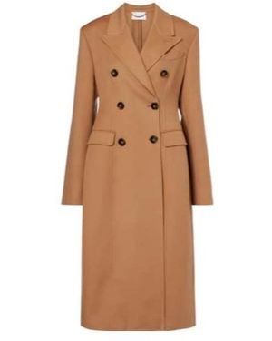 Stella McCartney Double- Wool Coat - Brown