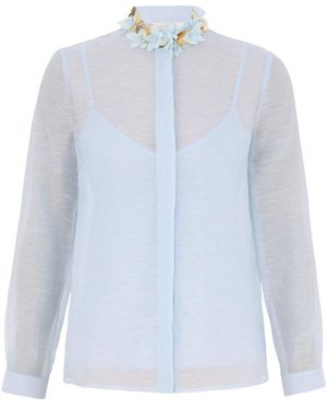 Zimmermann Long-Sleeved Shirt - Blue