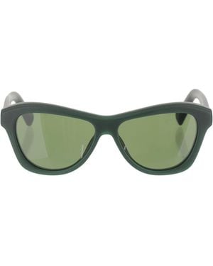Jacquemus Palmier Irregular Frame Sunglasses - Green