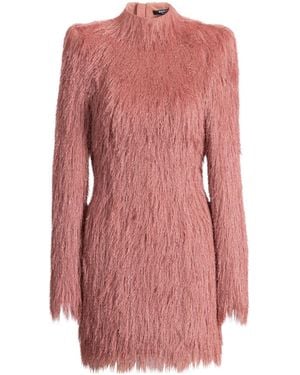 Balmain Long-Sleeve Dress - Pink