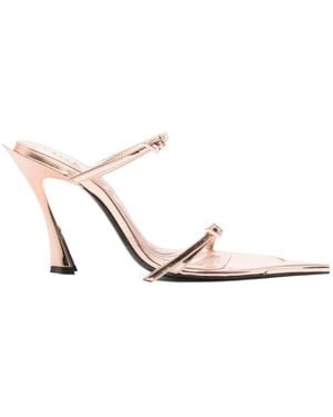 Mugler 95Mm Fang Sandals - White