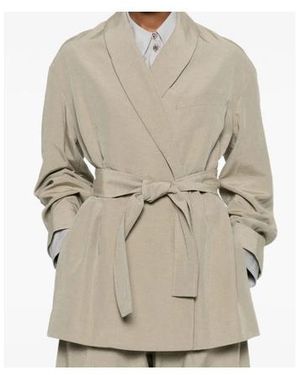 Soeur Lace-Up Jacket - Natural
