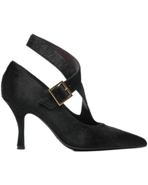 KHAITE Pointed-Toe High Heels - Black