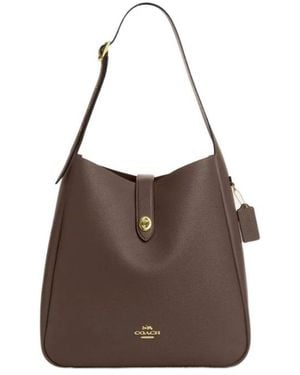 COACH Hadley Large Shoulder Bag - Brown