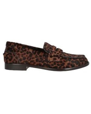 Rag & Bone Leopardprint Loafers - Brown