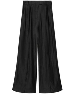 AllSaints Charley Pleated Trousers - Black