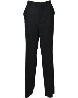 Tagliatore Straight Leg Tailored Trousers - Black
