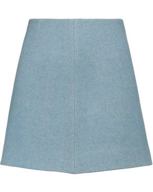 Ganni Flare Skirt - Blue