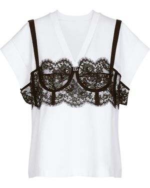 Dolce & Gabbana Short-Sleeved T-Shirt - White