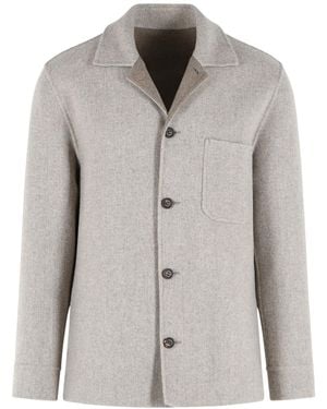 Eleventy Long-Sleeved Jacket - Grey