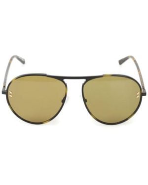 Stella McCartney Geometric Frame Sunglasses - Metallic