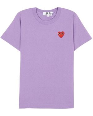 Comme des Garçons Crew Neck T-Shirt - Purple