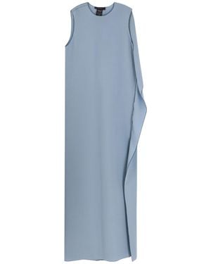 Max Mara Odessa Crewneck Sleeveless Dress - Blue