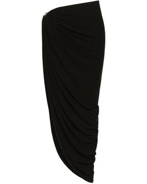 Sportmax Licenza Asymmetric Skirt - Black
