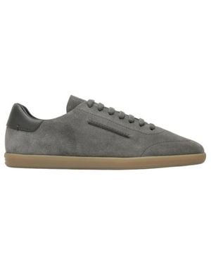 ZEGNA Round-Toe Trainers - Grey