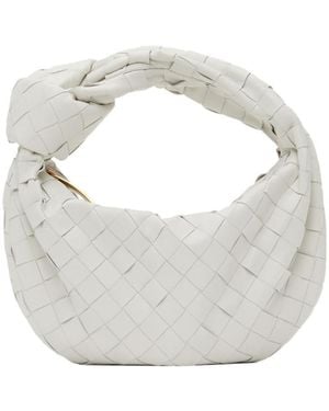 Bottega Veneta Logo Mini Handbag - White