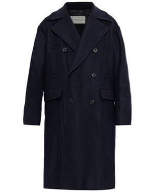 Dries Van Noten Long-Sleeved Coat - Blue