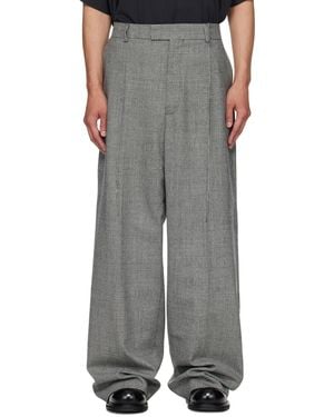 Vetements Belt Loop Casual Pants - Black