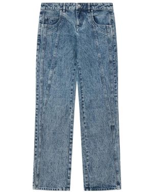 Isabel Marant Jaylis Paneled Jeans - Blue
