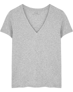 Vince Casual V-Neck T-Shirt - Gray