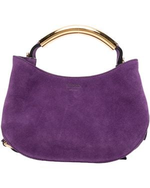 Moschino Single-Handle Shoulder Bag - Purple