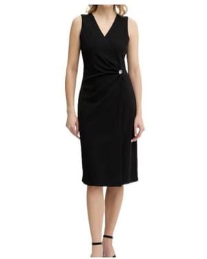 Calvin Klein Straight Cut Dress - Black