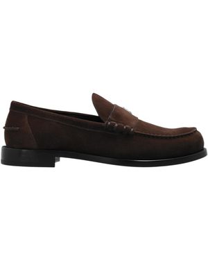 Givenchy Almond-Toe Slip-On Loafers - Black