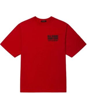 Willy Chavarria Fashion Service Logo T-Shirt - Red