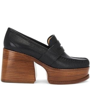 Gabriela Hearst Thick-Soled Loafers - Black