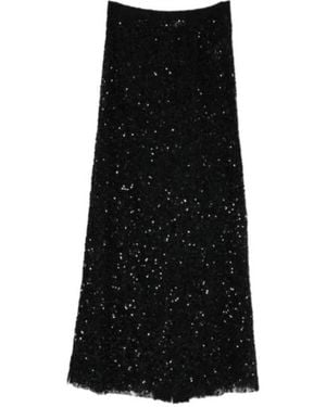 P.A.R.O.S.H. Sequined Maxi Skirt - Black