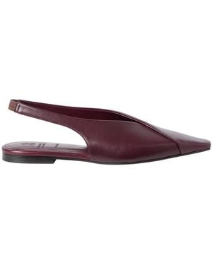 Brunello Cucinelli Calfiskin Slingback Flats - Purple