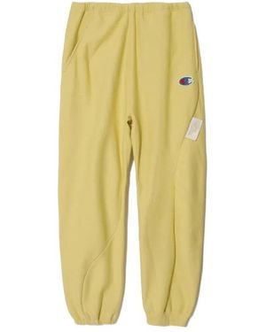 Undercover Cotton Blend Track Pants - Yellow