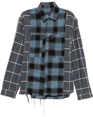 Haikure Plaid Shirt - Blue