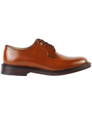 Church's Leather Lace Derby Shoes - Brown