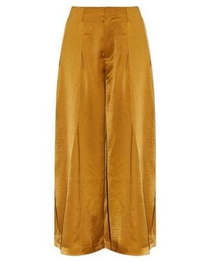 AllSaints Wide-Leg Casual Trousers - Yellow