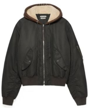 JW Anderson Jw Anderson Hooded Bomber Jacket - Black