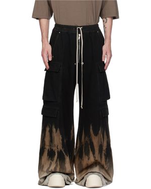 Rick Owens Porterville Double Cargo Jumbo Bela Trousers - Black