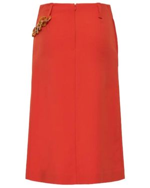 Stella McCartney Logo Skirt - Red