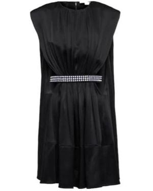 Stella McCartney Embellished Satin Minidress - Black